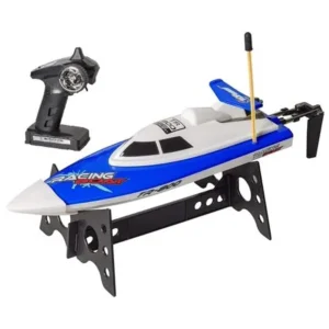 Top Race Remote Control Water Speed Boat, Perfect Toy for Pools and Lakes â€œBlueâ€ 27Mhz (TR-800) (Blue)